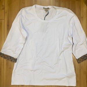 Burberry 3/4 sleeve shirt